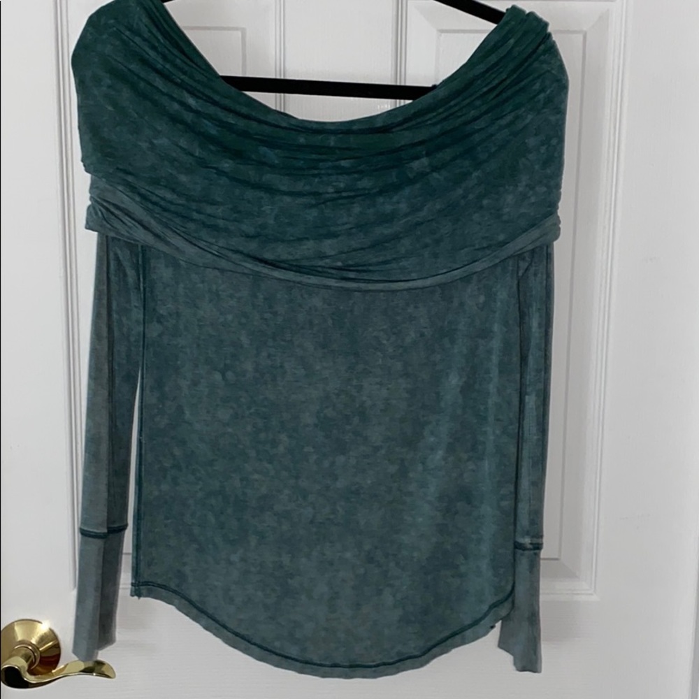 FREE PEOPLE Cowl neck lounge top